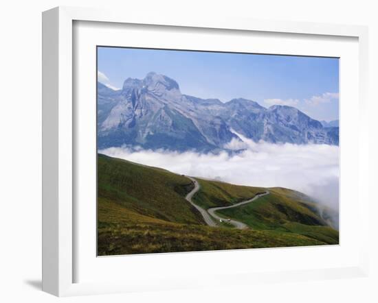 Col D'Aubisque, Pyrenees Atlantiques, Aquitaine, France-David Hughes-Framed Photographic Print