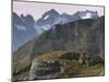 Col d'Iseran, Savoie, Rhone Alpes, France-Michael Busselle-Mounted Photographic Print