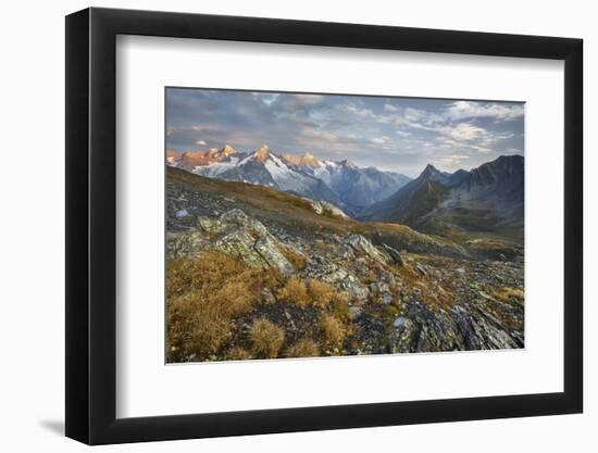 Col De Fen�e, Mont Dolent, Monts Telliers, Valais, Switzerland-Rainer Mirau-Framed Photographic Print