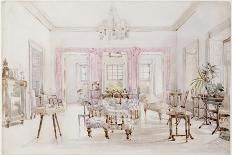 The Drawing Room of Queen's House, Barbados, circa 1880-Col. Lionel Grimston Fawkes-Mounted Giclee Print