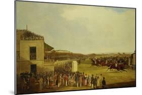 Col. Peels's 'The Bey of Algiers', Nat Flatman Up, Winning the 1840 Chester Cup-William Tasker-Mounted Giclee Print