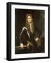 Col. Rupert Bridges with His Servant-Nicolaes Maes-Framed Giclee Print