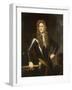 Col. Rupert Bridges with His Servant-Nicolaes Maes-Framed Giclee Print