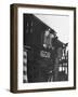 Col. Ryan and Major General Mcmullen Looking Out the Cab of a New Locomotive-null-Framed Photographic Print