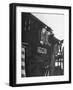 Col. Ryan and Major General Mcmullen Looking Out the Cab of a New Locomotive-null-Framed Photographic Print