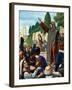Cola Di Rienzo Proclaiming Himself as Tribune of Rome at the Capitoline Hill, 1347-null-Framed Photographic Print