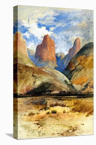 Colburn's Butte, South Utah, 1873-Thomas Moran-Stretched Canvas