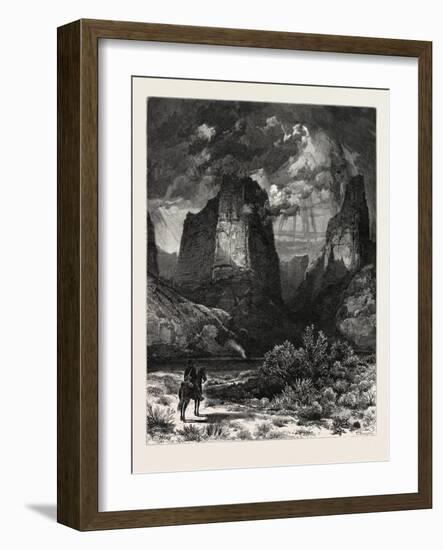 Colburn's Butte-null-Framed Giclee Print