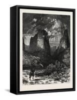 Colburn's Butte-null-Framed Stretched Canvas