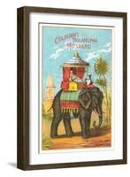 Colburn's Philadelphia Mustard Ad-null-Framed Art Print