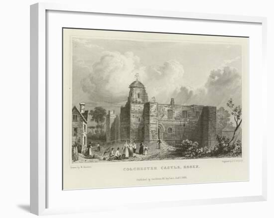 Colchester Castle, Essex-William Henry Bartlett-Framed Giclee Print