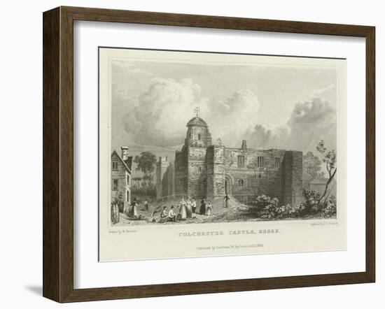 Colchester Castle, Essex-William Henry Bartlett-Framed Giclee Print