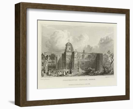 Colchester Castle, Essex-William Henry Bartlett-Framed Giclee Print