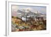 Cold Alaskan Ridge-Trevor V. Swanson-Framed Giclee Print