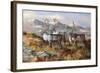 Cold Alaskan Ridge-Trevor V. Swanson-Framed Giclee Print