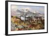 Cold Alaskan Ridge-Trevor V. Swanson-Framed Giclee Print