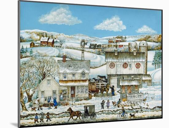 Cold and Clear-Bill Bell-Mounted Giclee Print