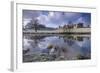 Cold and Frosty Conditions at Alnwick Castle in Northumberland, England. Winter-Adam Burton-Framed Photographic Print