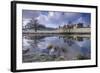 Cold and Frosty Conditions at Alnwick Castle in Northumberland, England. Winter-Adam Burton-Framed Photographic Print