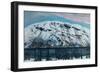 Cold April morning with avalanche Snow mountain, 1909-Nikolai Astrup-Framed Giclee Print