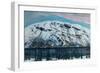 Cold April morning with avalanche Snow mountain, 1909-Nikolai Astrup-Framed Giclee Print