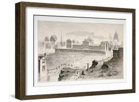 Cold Bath Fields Prison, Finsbury, London, C1810-null-Framed Giclee Print