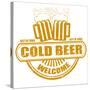 Cold Beer Stamp-radubalint-Stretched Canvas