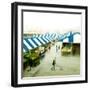 Cold Day, Hitchin Market-Chris Ross Williamson-Framed Giclee Print