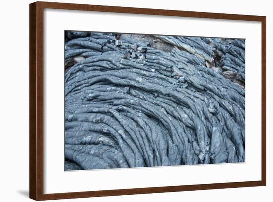 Cold Lava after an Eruption of Tolbachik Volcano, Kamchatka, Russia, Eurasia-Michael Runkel-Framed Photographic Print