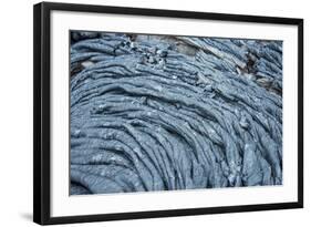 Cold Lava after an Eruption of Tolbachik Volcano, Kamchatka, Russia, Eurasia-Michael Runkel-Framed Photographic Print