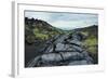 Cold Lava after an Eruption of Tolbachik Volcano, Kamchatka, Russia, Eurasia-Michael Runkel-Framed Photographic Print