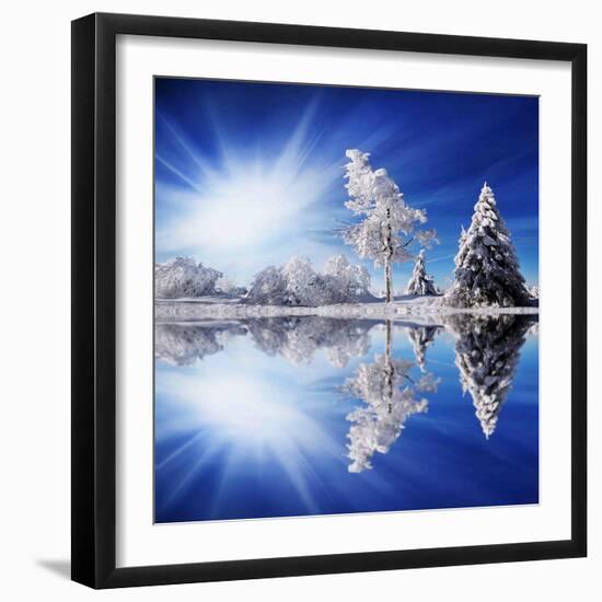 Cold Light-Philippe Sainte-Laudy-Framed Premium Photographic Print