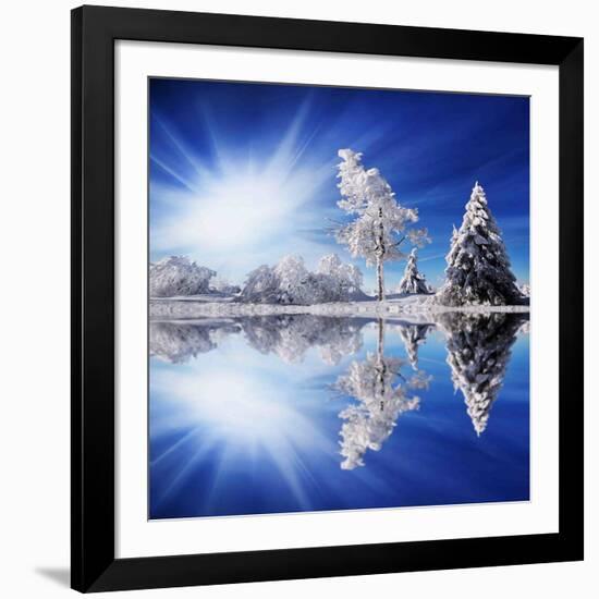 Cold Light-Philippe Sainte-Laudy-Framed Photographic Print