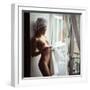 Cold morning and hot coffee-Elizaveta Shaburova-Framed Photographic Print