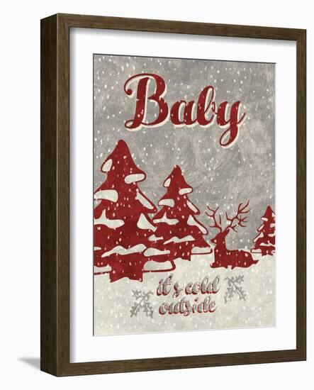 Cold Outside-Erin Clark-Framed Giclee Print