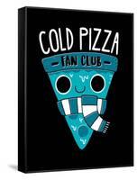 Cold Pizza Fan Club-Michael Buxton-Framed Stretched Canvas