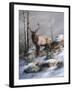 Cold Ridge Watcher-Trevor V. Swanson-Framed Giclee Print