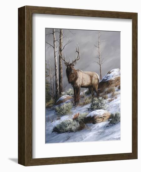 Cold Ridge Watcher-Trevor V. Swanson-Framed Giclee Print