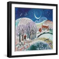 Cold Snap, 2021 (acrylics on canvas)-Lisa Graa Jensen-Framed Giclee Print