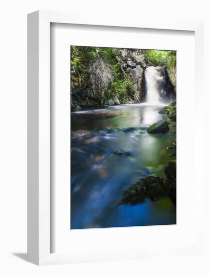 Cold Stream Falls in Maine's Northern Forest. Cold Stream Gorge. Maine-Jerry & Marcy Monkman-Framed Photographic Print