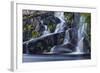 Cold Stream Falls in Northern Forest. Johnson Mountain Township, Maine-Jerry & Marcy Monkman-Framed Photographic Print