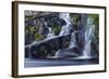 Cold Stream Falls in Northern Forest. Johnson Mountain Township, Maine-Jerry & Marcy Monkman-Framed Photographic Print