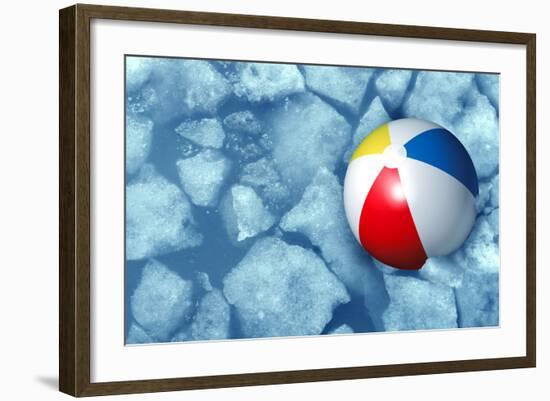 Cold Summer Weather-digitalista-Framed Art Print