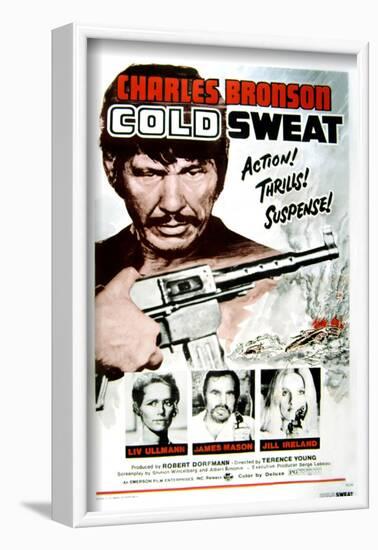 Cold Sweat, Charles Bronson, Liv Ullmann, James Mason, Jill Ireland, 1970-null-Framed Photo