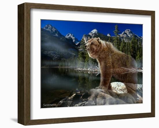 Cold Water Morning-Gordon Semmens-Framed Giclee Print