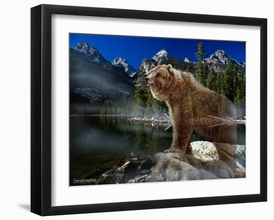 Cold Water Morning-Gordon Semmens-Framed Giclee Print