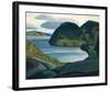 Coldwell Bay, North of Lake Superior-Lawren S^ Harris-Framed Premium Giclee Print