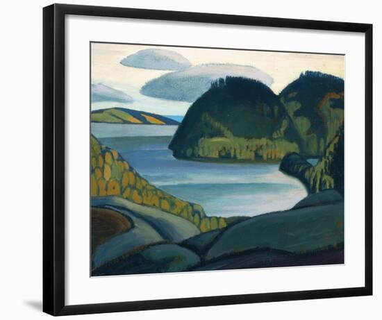 Coldwell Bay, North of Lake Superior-Lawren S^ Harris-Framed Premium Giclee Print