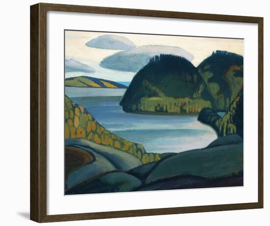 Coldwell Bay, North of Lake Superior-Lawren S^ Harris-Framed Premium Giclee Print