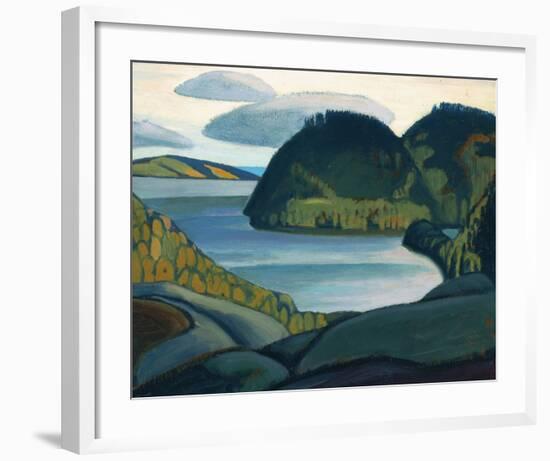 Coldwell Bay, North of Lake Superior-Lawren S^ Harris-Framed Premium Giclee Print